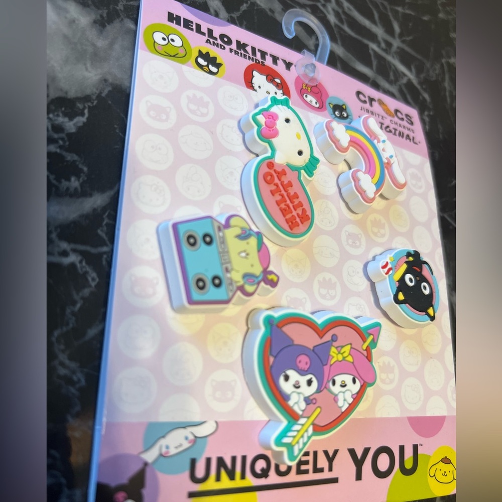 Croc hello kitty limited edition charms new